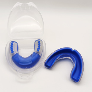 Factory Spot Wholesale Boxing Sports Mouthguard Color Box Silicone Braces Protective Gear Anti-wear Braces with Packaging