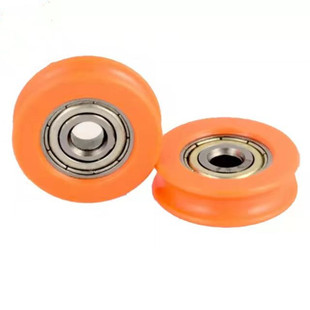 U-shaped coated pulley embedded 625 bearing home applicable accessories bearing pulley