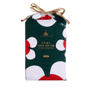 Ermu/grape roll face towel disposable removable thickened cotton soft face cleansing towel for women