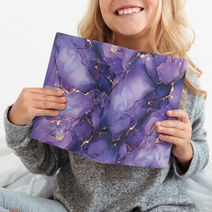 A generation of hair marble pattern printing book protective cover to map 9-11inch polyester book cover
