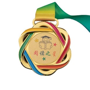 Оптовая Металлические Медали Школьные Игры Медали Детский Сад Медали Детская Золотая Серебряная Бронзовая Краска Золотая Медаль