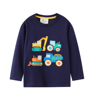 Children's clothing spring new bottoming shirt children's long sleeve boy's T-shirt baby T-shirt boy's clothes distribution generation