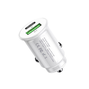 Cross-border car charger pd super fast charging flash charging car cigarette lighter one for two dual port usb car charger