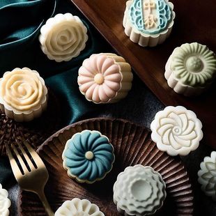 Mooncake Mold Новый ручной пресс 50g/75g/100g