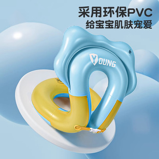 Genuine new children's anti-rollover swimming ring double airbag anti-choking swimming arm float equipment baby life buoy