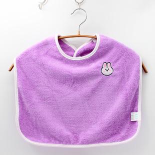 Children's Wash Towel Wash Face Brush Thickened Coral Fleece Small Towel Baby's Face Wipe Multi-functional Bib Drool Towel