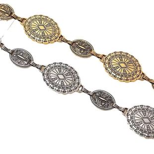 European and American High-end Fashion Metal Waist Chain Women's Retro Popular Bohemian Ethnic Style dress Shirt