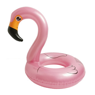 PVC water toy inflatable flamingo swimming ring cartoon boat swimming ring water sports pool floater