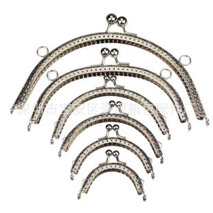 6.5-8.5-10.5-12.5-15-18-20cm semicircle embossed mouth gold DIY hardware luggage bag accessories