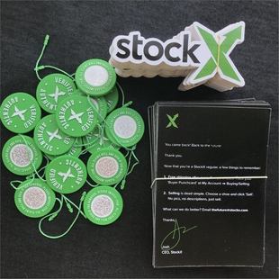 Stock X зеленая марка зеленая вилка анти-регулировка пряжки x бирка аксессуары подвески
