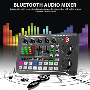 Cross-border Amazon F998 dedicated sound card bm800 capacitive microphone suit bluetooth accompaniment podcast
