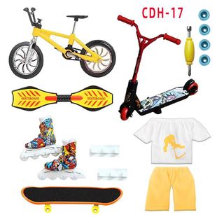 Mini finger bike finger skateboard toy finger top finger pants trolley scooter cross border