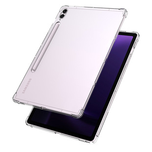 Применимо Samsung S9FE плоский чехол для защиты от падения четыре угла подушки безопасности прозрачный S9FE X510 X616 2024