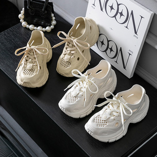 Thick Sole Sports Hole Shoes Summer Breathable Sandals and Slippers Outer Wear Non-slip Shoe Sneakers Fashion Sandals Women
