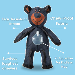 Amazon Explosions New in stock Mighty Bear Pet Toy Bite Resistant Oxford Cloth Dog Sound Toy