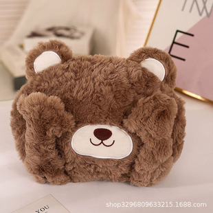 GB water-filled removable plush bagging cute animal explosion-proof rechargeable electric hot water bag warm water bag wholesale