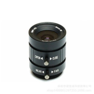 3 million HD pixels 6mm fixed focus manual aperture CS interface machine vision industrial camera lens adjustable.