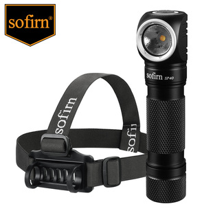 Sofirn SP40 фара 1200lm 18650 18350 USB перезаряжаемый фонарик хвост магнитное притяжение