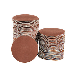 2 inch 3 inch flocking disc Red sandpaper self-adhesive sandpaper brushed back pile polishing dry sanding paper wholesale