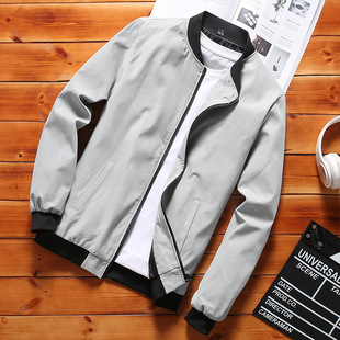 Jacket Men's Spring and Autumn New Casual All-match Fashionable Loose plus size Men's Jacket Spring and Autumn Clothes