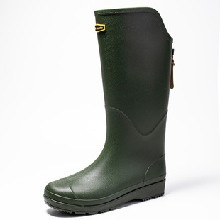 Cross-border rain boots men's and women's high-top waterproof shoes rain boots non-slip water boots Women's thick-soled kitchen long kitchen rubber shoes