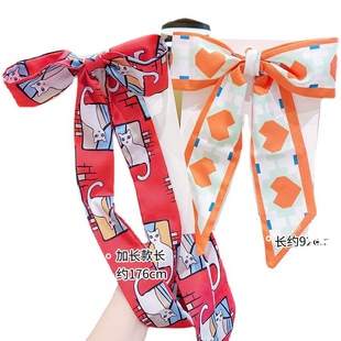 Children's Bow Ribbon Hair Accessories Korean Girls' Headband Fashion Pony Tail Hair Belt Women's Ribbon Hair Headwear