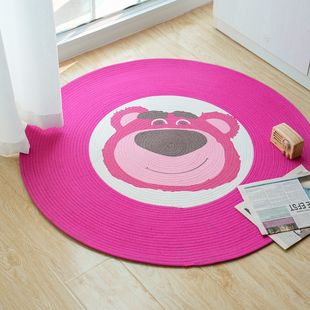 Factory wholesale generation round home cotton rope floor mat living room bedroom simple