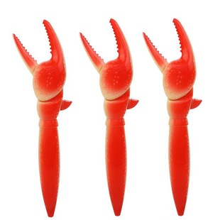 New personalized creative crab pliers pen fun crab clip neutral pen press clip crab boss ballpoint pen wholesale