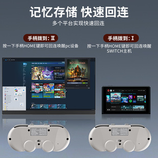 Auca Lion switch ретро маленькая ручка соматический вибрационный макрос программирование ретро красный и белый pc геймпад