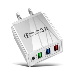 Многопортовое зарядное устройство для мобильного телефона PD + 3USB с интерфейсом Type-C адаптер для дорожного зарядного устройства зарядная головка Британский стандарт Американский европейский стандарт