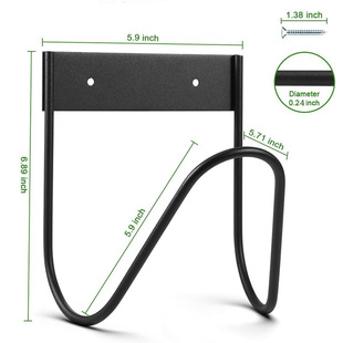 Cross-border Gardening Iron Frame Hose Perforated Hook Outdoor Garden Multifunctional Wall Hanging Storage Rack Water Pipe Hook