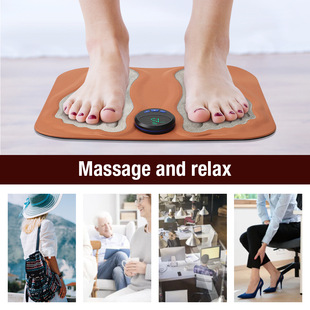 3D Foot Massage Pad Micro Current Pulse Massager Automatically Relax Muscle Relieve Pain Skinny Leg USB Charging
