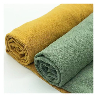 12 bamboo linen linen cotton woven ramie rayon blended dyed fabric bamboo linen sand washing fabric