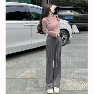 Hooded Clothes Sports suit Women's Spring and Summer 2024 New Pure Fitness Running Casual Fashion Two-piece Set