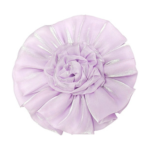 New three-dimensional small size mesh flower French high-end decorative accessories clothes hat bag accessories wholesale