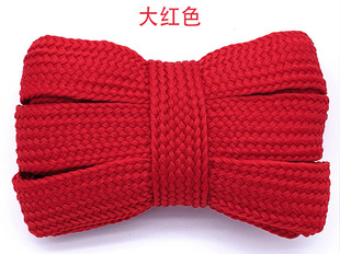 Factory wholesale 2cm widened shoelaces white color shoelaces spot casual shoes boots daddy shoes single flat