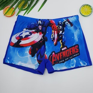 Explosive version of children's swimming trunks cartoon children's hot spring Superman swimming trunks children's seaside swimming trunks cartoon spider man swimming