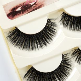 3D Chemical Fiber eyelashes European and American cross-border natural comfortable thick simulation mom feeling super big eye false eyelashes wholesale