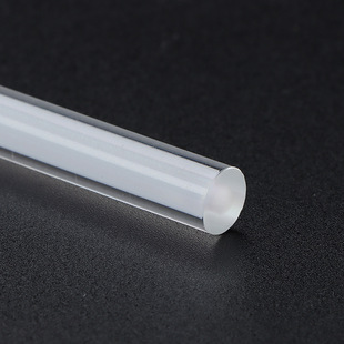 Manufacturer Colorful Acrylic Bubble Rod Plexiglass Light Guide Column Frosted Solid pmma Rod Plus Acrylic