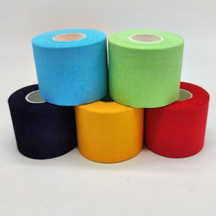 White Patch sports tape high adhesive wristband ankle protection fixed adhesive cloth single roll pp bag independent packaging