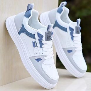 Summer Men's Shoes Waterproof Non-slip Casual All-match White Shoes Student Board Shoes Men's Lightweight Trendy Sports Shoes for Men