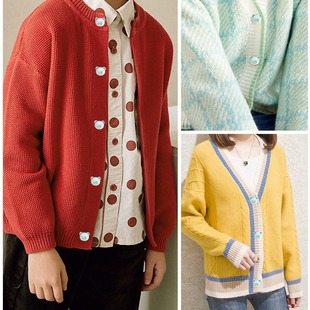 Metal bear button men's and women's clothes coat button children's baby cardigan sweater bear head high-end button accessories