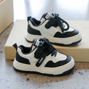 Girls' Shoes Children's Sports Sneakers 2025 Spring and Autumn New Spring Boys' Breathable Casual Low-top White Shoes Trendy