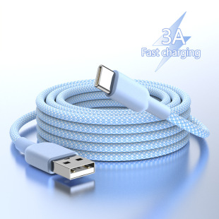 Type-C braided data line Macaron fast charging line for Huawei glory millet charging line cross-border wholesale