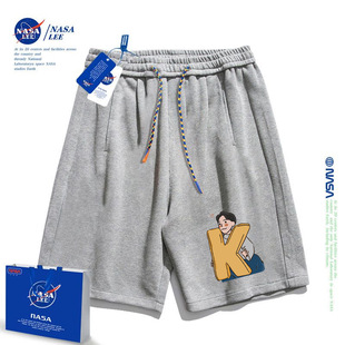 NASA parent-child wear 2023 new summer a family of three mother-and-daughter short-sleeved T-shirt summer Children's Day wholesale