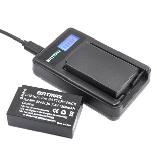 EN-EL20 EN-EL20a battery for Nikon 1 J1 J2 J3 S1 AW1 and other cameras