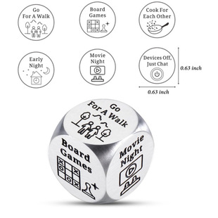 Cross-border New Product Decision Dice Food Decision Dice Tangled Gospel Valentine's Day Creative Gift
