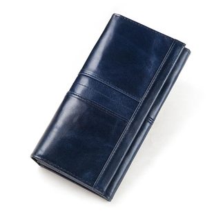 Внешняя торговля RFID противоугонная щетка ручной клатк первый слой из кожи длинная женская сумка мульти-кард-кошелек кожаный женский кошелек