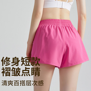 Sports Women's Yoga Clothes Fitness Slim-fit Running Badminton Slim-fit Yoga Pilates Training Riding Clothes Shorts