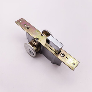 Aluminum alloy profile door lock universal door lock with key double-head lock KFC door lock with framed glass door floor lock
